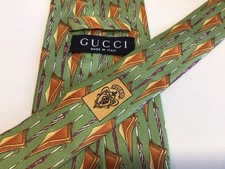 GUCCI “ UMBRELLA “ SILK TIE - Made In Italy / NEW