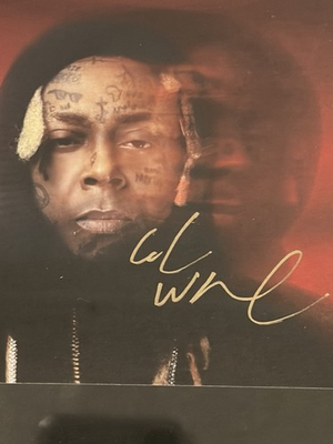 #ad Lil Wayne Carter VI Signed Insert Only From CD $16.00