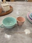 Lu-Ray Pastels Round Multicolor Ceramic Plate USA Printed Backstamp — photo 2