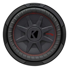 Open Box Kicker 48CWRT104 800W Peak 10" Comp RT Series Shallow Mount Subwoofer