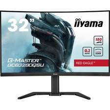 iiyama G-Master Red Eagle 32 Inch 180Hz Curved Gaming Monitor Black, Speakers