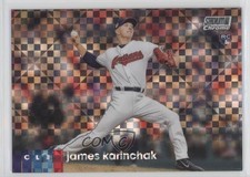2020 Topps Stadium Club Chrome X-Fractor James Karinchak #284 0ly5