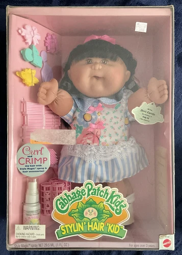 🧒 Cabbage Patch Kids Stylin’ Hair Kid – Deri Carole – 1990s Mattel – New in Box