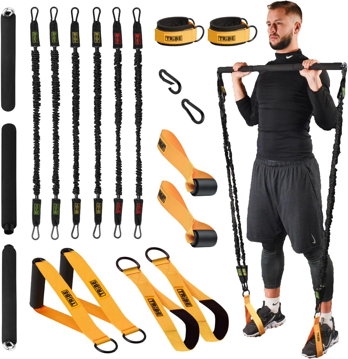 For Working Out Men And Women - Exercise Bands Resistance