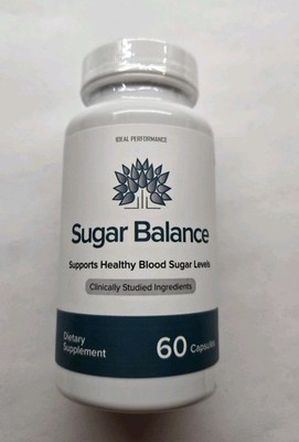 Ideal Performance Sugar Balance  Supports Healthy Blood Sugar Levels 60 Capsules