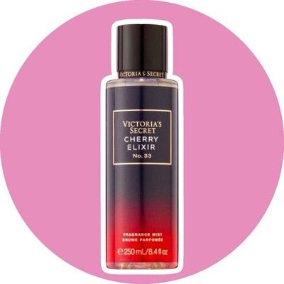 Victoria's Secret CHERRY ELIXIR No. 33 Fragrance Mist 8.4 fl oz Liquid Amber NEW