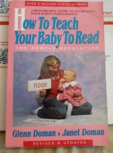 Teach Your Baby to Read. Glenn Doman.  Incl some used reading cards.
