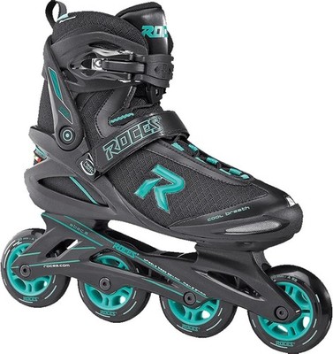 Roces Icon Fitness Inlineskates 39 Black-Aqua Rollerskates - Neu