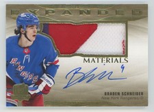 2022-23 UD The Cup Expanded Material Patch Braden Schneider RC Auto /49 #ER-SR