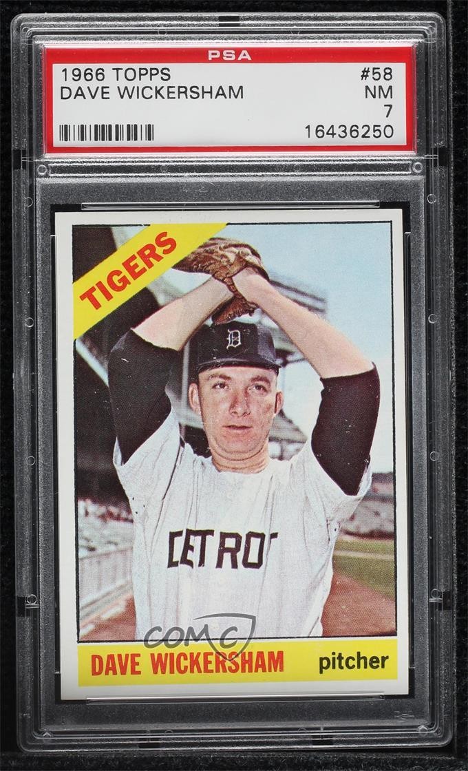 1966 Topps TOPPS #58 Dave Wickersham front