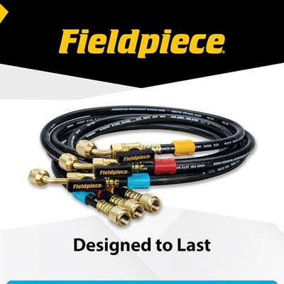 #ad Fieldpiece HR3B ¼” Ball Valve Hose Set 5 ft $90.00