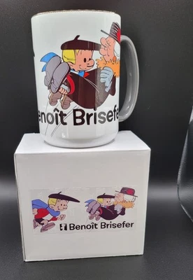 Mug 450 ml Benoit Brisefer Fond gris en céramique - Bild 1 von 4