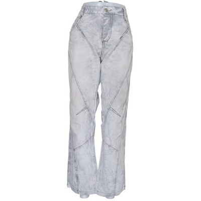 Mid Point, Jeans, Größe: 38, Grau, Baumwolle, Denim, Damen #vVw