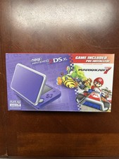 Nintendo 2DS XL Mario Kart 7 Console Bundle - Purple/Silver for