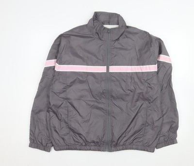 Rebecca Malone leichte Windbreaker Jacke Damen grau L