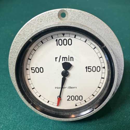 Hasler Bern Tachometer RPM Speed Indicator Swiss Made | eBay