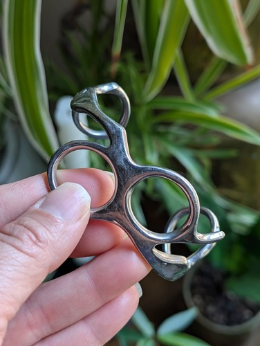 Washi Shears Silver Cuff Bracelet Hairdresser Scissors