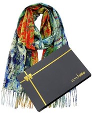 Van Gogh Scarves Art Scarf for Women Best Gift Reversible Soft 05 Poppy Field