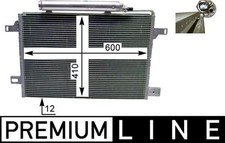 MAHLE Kondensator Klimaanlage PREMIUM LINE AC 369 000P für MERCEDES W169 KLASSE