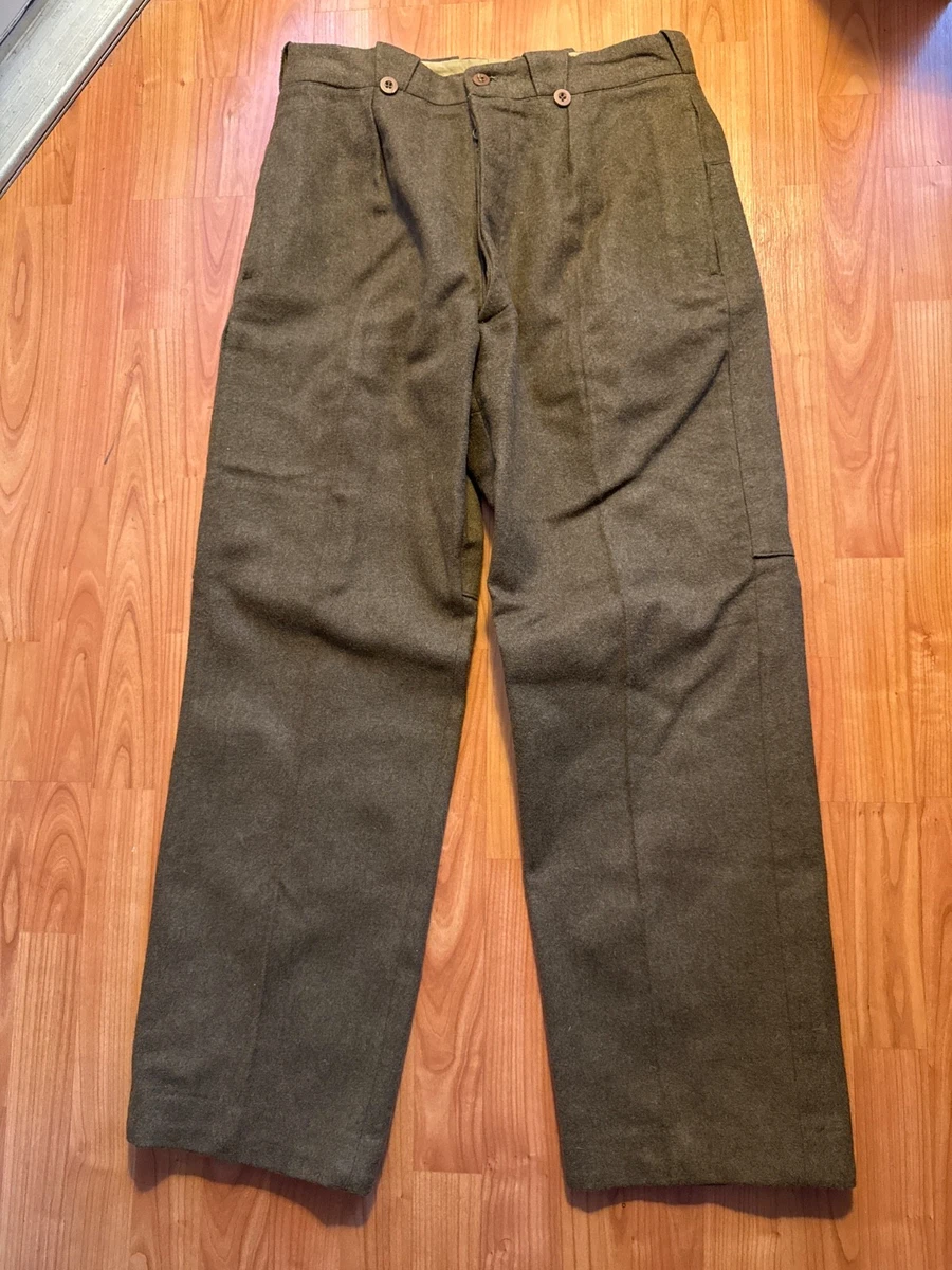 25+ 100% Wool Vintage Flat Front Pants for Men for sale | Updated