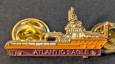 CCGS ATLANTIC EAGLE - IMO 9199103 - Lapel Pin - UT-772 Anchor Handling Tug