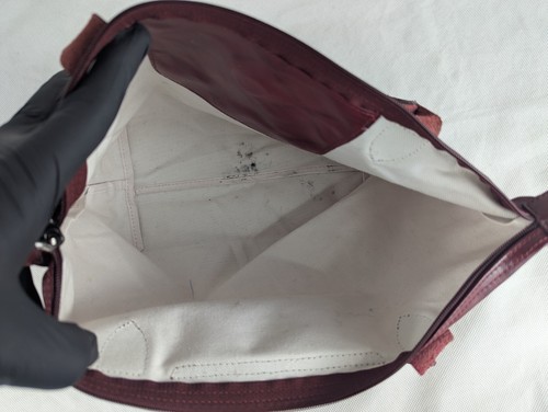 Authentic Longchamp Le Pliage Modele Depose Special Edition Red Jockey Pattern - Picture 3 of 24