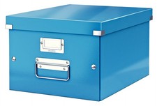 Image of Leitz A4 Storage Box, Click and Store Range 60440036, Medium, Blue