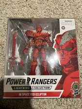 Power Rangers Lightning Collection Signed In Space Red Ecliptor