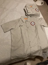 NEW Lot Of 5 Red Kap Size XL Short Sleeve Gray M1 CAFB