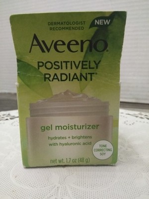 N.O.S.  Aveeno Positively Radiant Gel Moisturizer Hydrate & Brighten 1.7oz