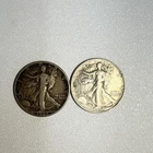 1942 & 1943 Walking Liberty Half Dollars 90% Silver WWII Era Lot