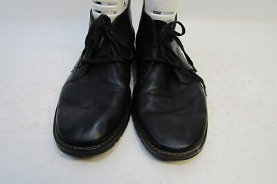 Mark Nason Mens Size 7 D Black Leather Lace Up Ankle Casual Dress Shoes Mark Nason Black Casual Shoes for Men with Upper Leather for  main image 4