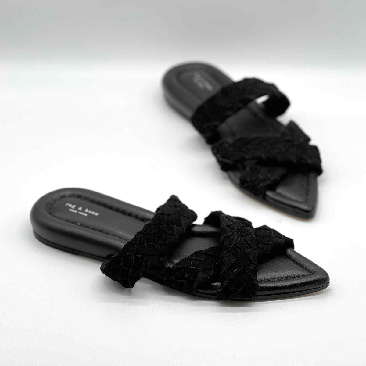 Ankle Strap Rag And Bone Black Sandals Rag Bone Cindy Tie Open Toe