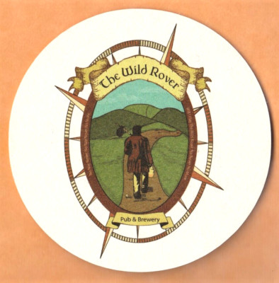 Wild Rover Pub & Brewery Beer Coaster Tampa FL
