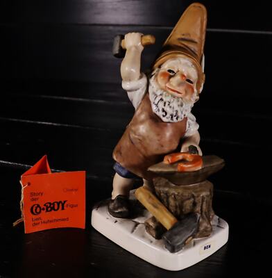 Goebel Co-Boy Ben der Hufschmied Porzellan Zwerg 17539-19 #A