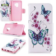 Tasche Wallet Book Muster Motiv 27 für Smartphones Schutz Hülle Case Cover Etui 