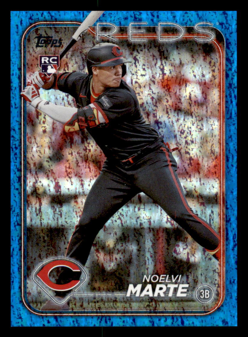 2024 Topps Blue Holofoil Foil #548 Noelvi Marte Cincinnati Reds RC,638/999