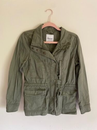 Madewell Green passage cotton Utility military Jac