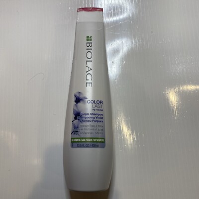 Biolage Color Last Purple Shampoo Fig+ Orchid 13.5oz / 400ml Brand New