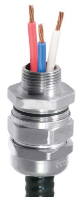 CMP TMC050NB, 1/2'', Nickel Plated Brass, Explosionproof Cable Gland, 1 pc