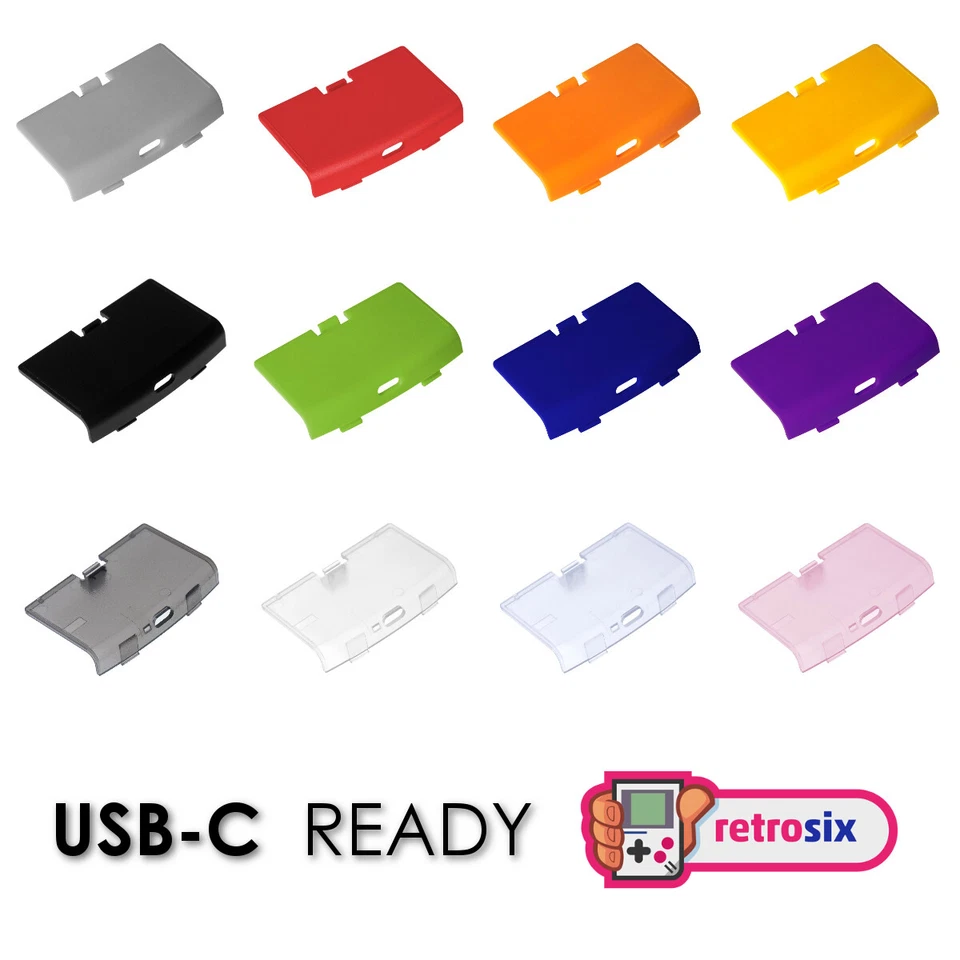 RetroSix GBA USB-C Loch Deckel für GameBoy Advance CleanJuice Gehäuse SHELL Case