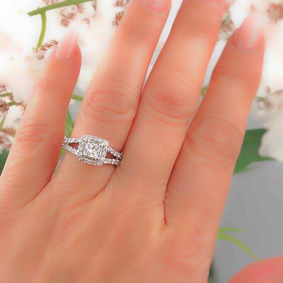 Helzberg Diamonds Diamond Engagement Ring tcw 18k White
