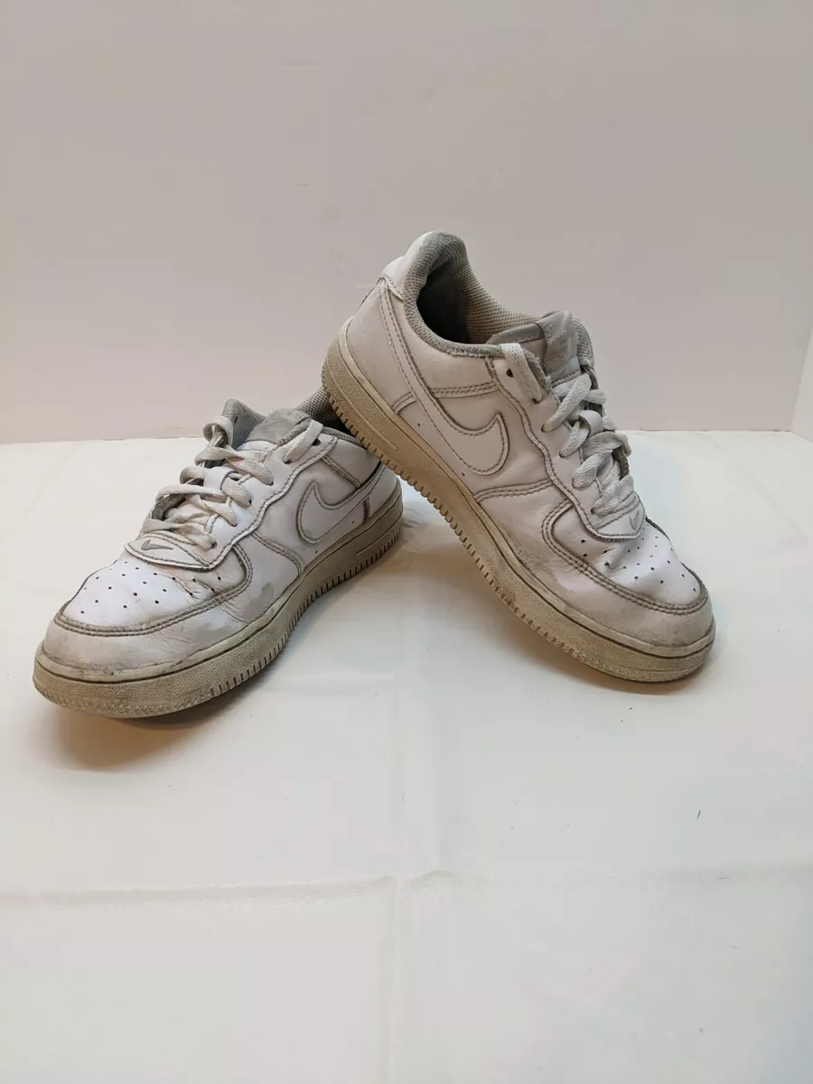 Nike Air Force 1 Low Top Big Kids Shoe Size 3 Y White 314193-117