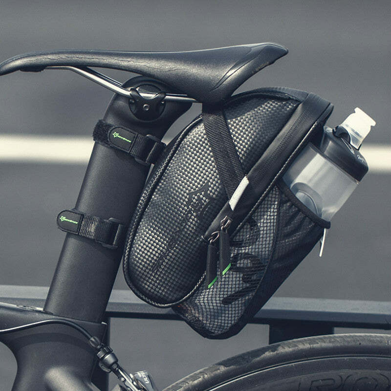 Borsa Da Sella Per Bicicletta In Poliestere - Sottosella Con Tasca Portaoggetti 20x9x10 Cm
