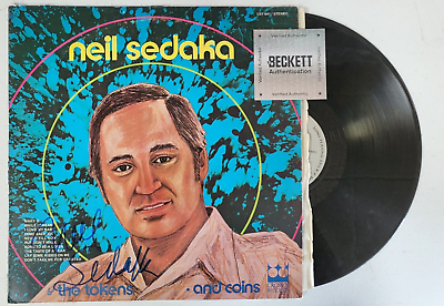 Neil Sedaka The Tokens And Coins Signed Autographed Vinyl Record Album  Beckett