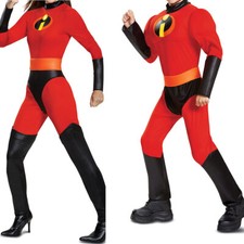 Cosplay Los Increíbles Bob Helen Adulto Máscara Mono Halloween Carnaval Trajes