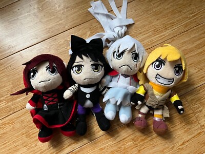 RWBY Ruby, Weiss, Blake, Yang Plush May 2014 BATCH 01/01, RARE