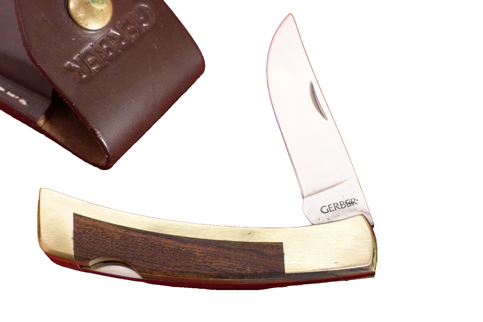 Mango de Madera Gerber cuchillos plegables modernos de colección