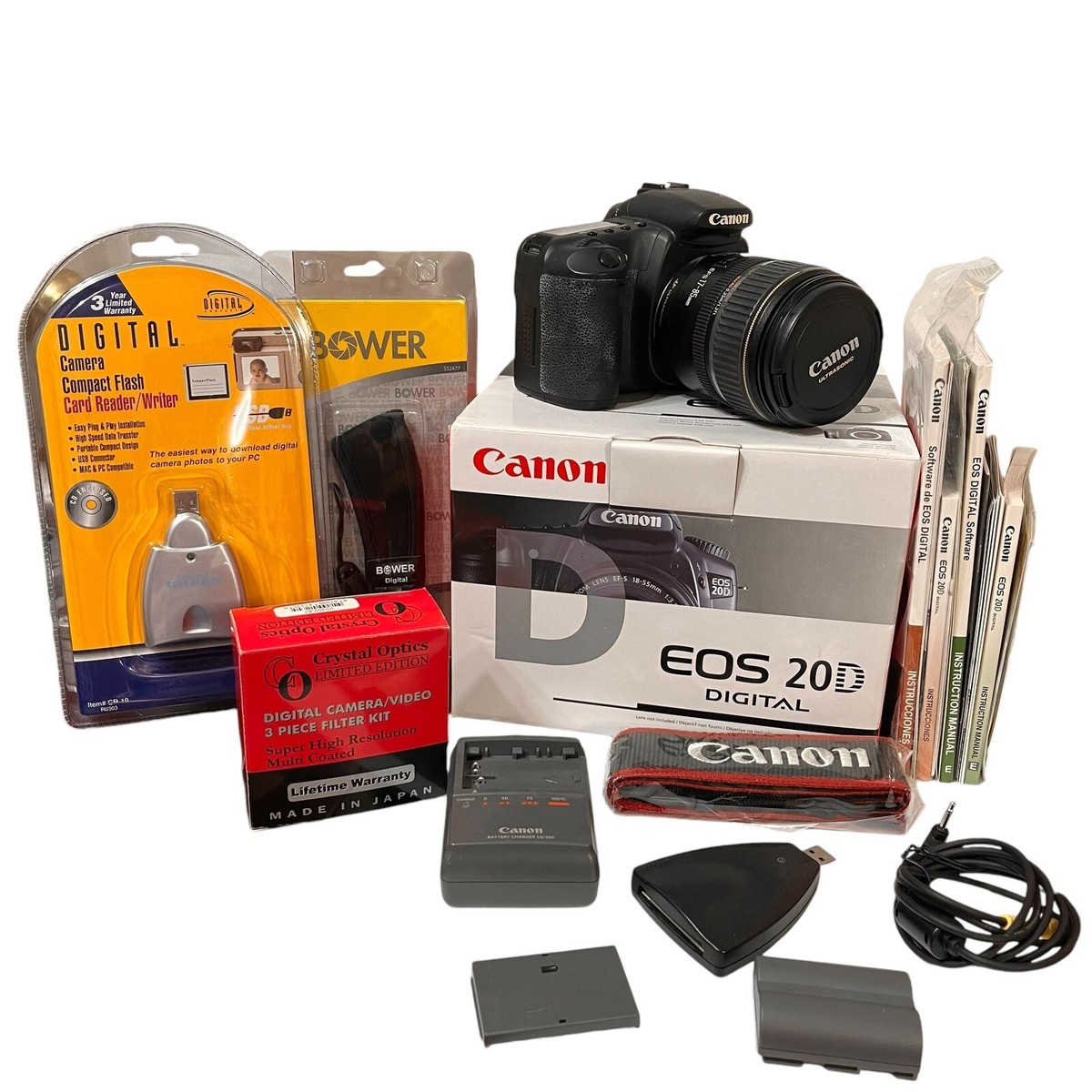 ☆ 憧れのキヤノン一眼レフ EOS 20D Wレンズセット ☆