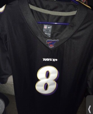 Nike On Field Baltimore Ravens Lamar Jackson #8 Jersey Men's 44